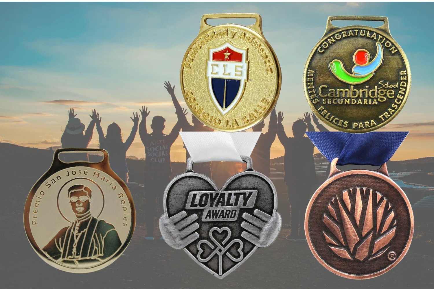 medallas personalizadas con logo
